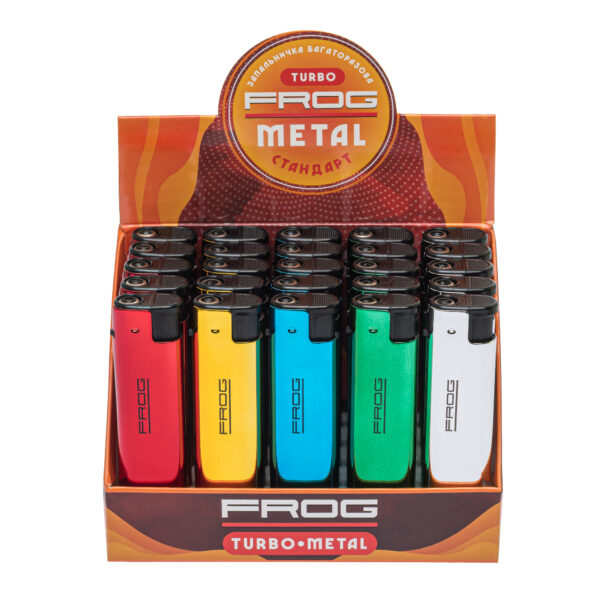 Запальничка TURBO METAL Стандарт ТМ FROG_5