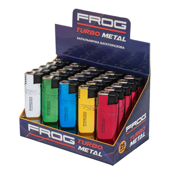 Запальничка TURBO METAL ТМ FROG